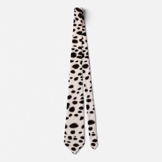 Schneeweiße Flammen: Tierfutter Krawatte (Vorderseite)