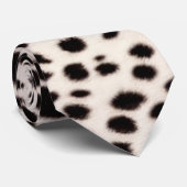 Schneeweiße Flammen: Tierfutter Krawatte (Gerollt)