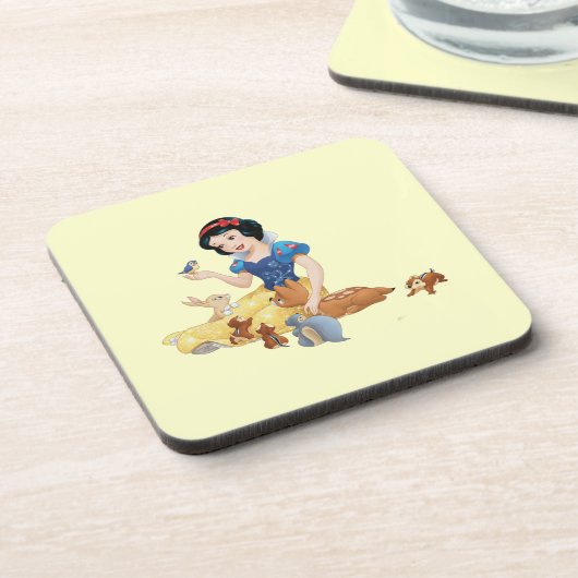 Schneeweiße Getränkeverpackung Getränkeuntersetzer (Linke Seite)