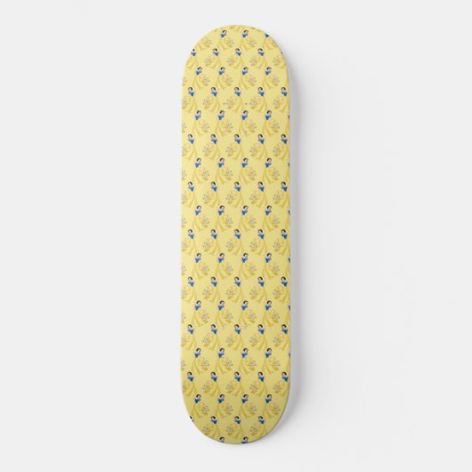 Schneeweiße Skateboard (Vorderseite)