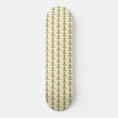 Schneeweiße Skateboard (Vorderseite)