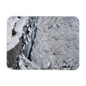 Schneeweißer Bach landschaftlich, Oregon Magnet (Horizontal)