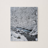 Schneeweißer Bach landschaftlich, Oregon Puzzle (Vertikal)