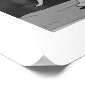 Schneeweißer Bettboop-Geist Poster (Ecke)