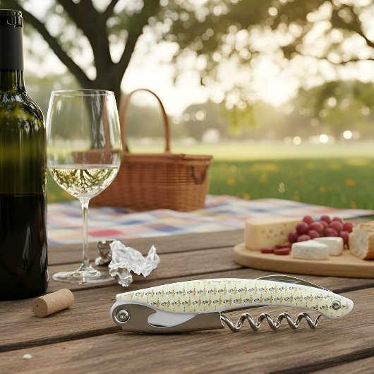 Schneeweißer Korkenzieher