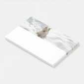 Schneeweißer Westie Hund Foto Post-it Note Pad Post-it Klebezettel (angewinkelt)