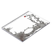 Schneeweißer Zauberbaum Notizblock (Linke Seite)