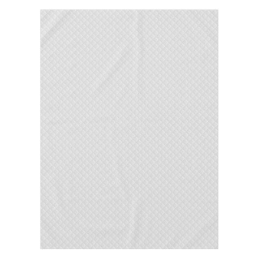 Schneeweißes Quiltmuster Tischdecke (Vorderseite)