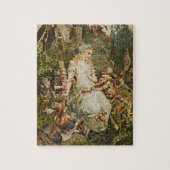 Schneeweißmärchen-Illustration Puzzle (Vertikal)