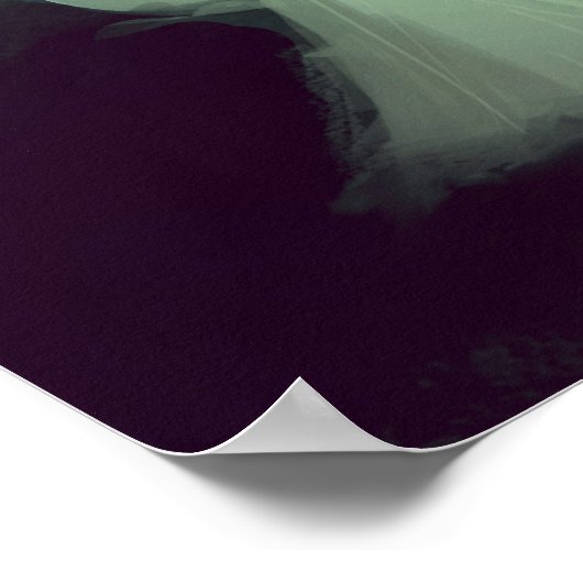 Schneeweißposter Poster (Ecke)