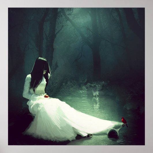 Schneeweißposter Poster (Vorne)