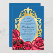 Schneeweißspiegel und Giftappel Einladung (Vorne/Hinten)