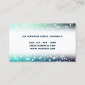 Schneewetterbild Visitenkarte (Rückseite)