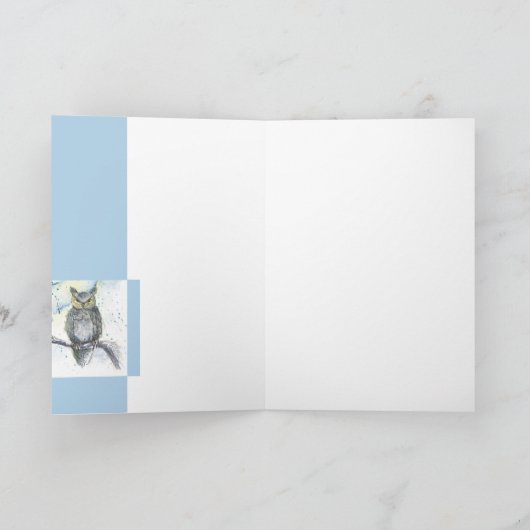 Schneewinterkarte Einladung (Innenseite)