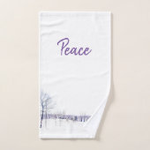 Schneewinterlandschaft Badhandtuch Set (Handtuch)