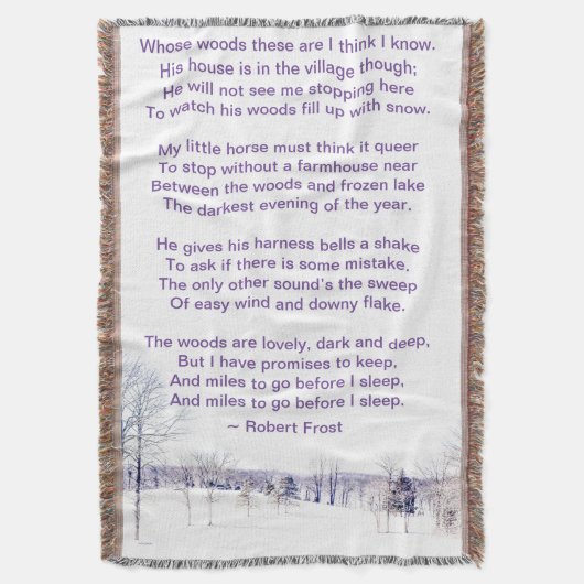 Schneewinterlandschaft Decke (Vorderseite Vertikal)