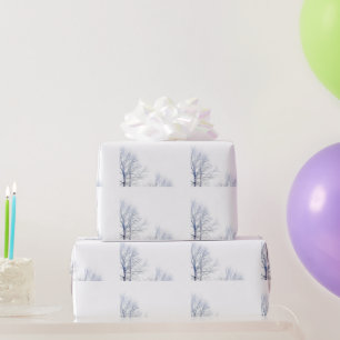 Schneewinterlandschaft Geschenkpapier