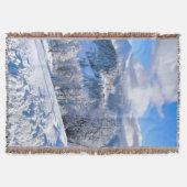Schneewinterlandschaft Gewürzkeule Decke (Vorderseite)