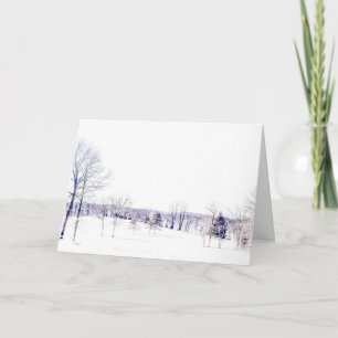 Schneewinterlandschaft Karte