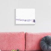 Schneewinterlandschaft Leinwanddruck (Insitu (Wohnzimmer))