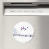 Schneewinterlandschaft Magnet (In Situ (Geschirrspüler))