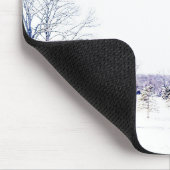 Schneewinterlandschaft Mousepad (Ecke)