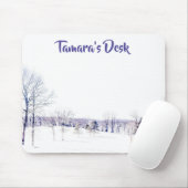 Schneewinterlandschaft Mousepad (Mit Mouse)