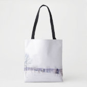 Schneewinterlandschaft Tasche (Vorderseite)