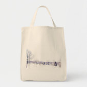 Schneewinterlandschaft Tragetasche (Vorne)