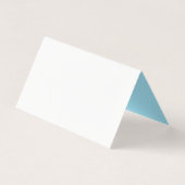 Schneewinternachtszene Weihnachtskarte (Rückseite)