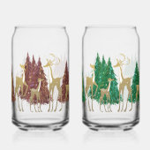 Schneewinters im Wald Dosenglas (Rückseite)