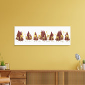 Schneewinters im Wald Leinwanddruck (Insitu (Wohnzimmer))