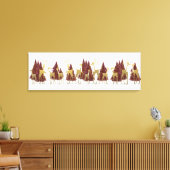 Schneewinters im Wald Leinwanddruck (Insitu (Wohnzimmer))