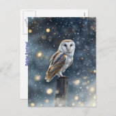 Schneewintersonne Feiertagspostkarte (Vorne/Hinten)