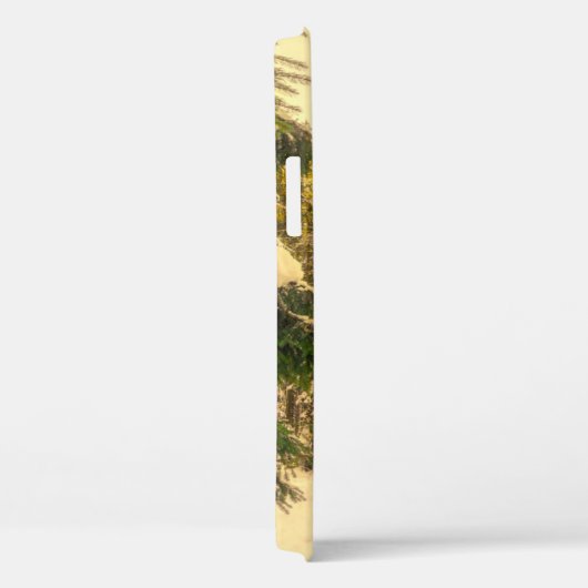 Schneewinterweg mit Pinienbäumen Case-Mate iPhone Hülle (Rückseite / Rechts)