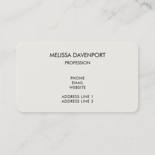 Schneewinterweg mit Pinienbäumen Visitenkarte (Rückseite)