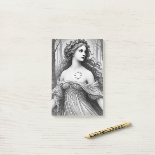 Schneewittchen Europa – Snowhite Europe Post-it Klebezettel (Auf Schreibtisch)