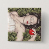 Schneewittchen-Knopf Button (Vorderseite)