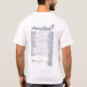 Schneewittchen-Produktions-T-Shirt T-Shirt (Rückseite)