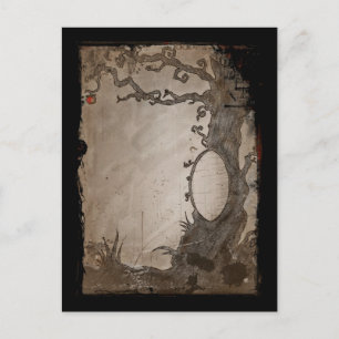 Schneewittchen-Spiegelbaum Postkarte