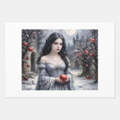 Schneewittchen und der Apfel - Decoupage Geschenkpapier Set (Vorderseite 2)