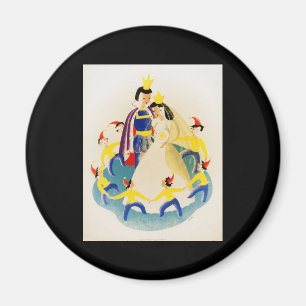 Schneewittchen und die sieben Zwerge Magnet