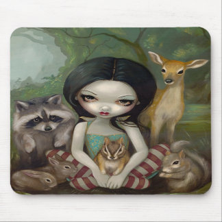 Schneewittchen und ihre Tierfreunde Mousepad