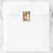 Schneewittchen und Rosenrot Runder Aufkleber (Tasche)