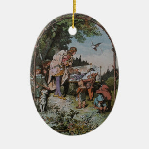 Schneewittchen wartet Wakened vom Prinzen Keramikornament