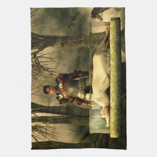 Schneewittchens Glassarg Handtuch (Vertikal)