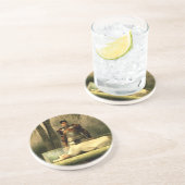 Schneewittchens Glassarg Sandstein Untersetzer (Seite)