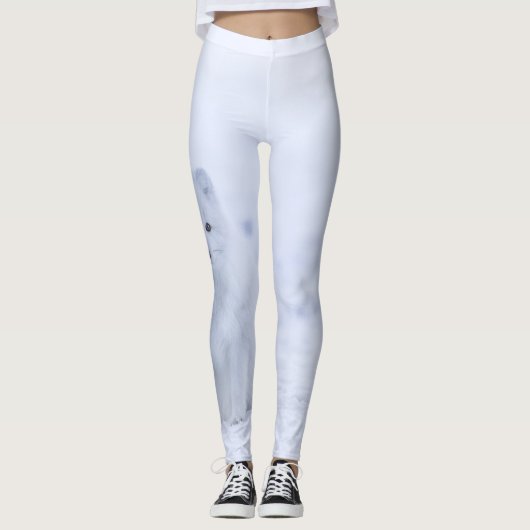 Schneewolf Leggings (Vorderseite)