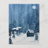 Schneewunderland Postkarte (Vorderseite)
