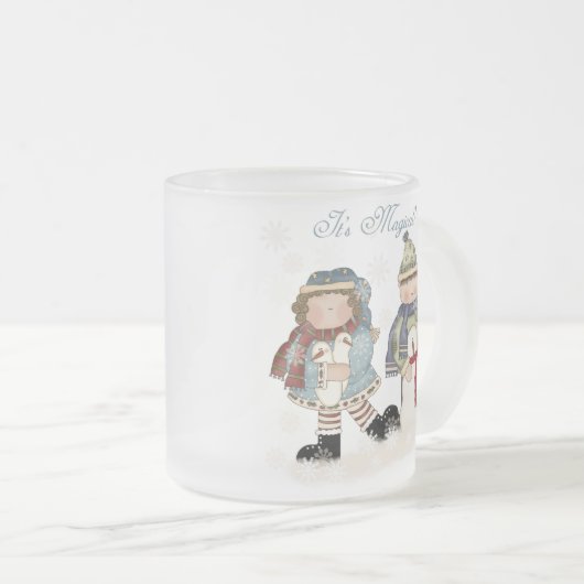 Schneezauber Mattglastasse (VorderseiteRechts)